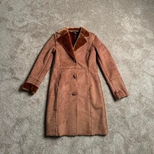 JEM BASIC FAUX‎ FUR TRENCH COAT